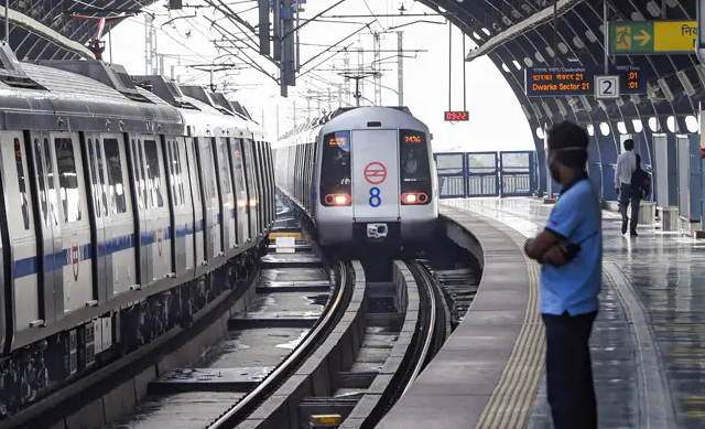 Delhi Metro Blue Line Route